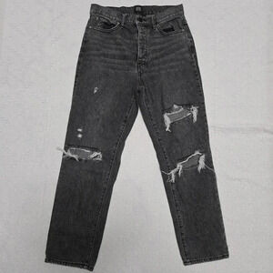 Urban Outfitters BDG Slim Straight NWT black distressed jeans Sz 27